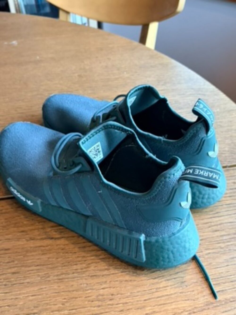 Adidas NMD_R1 Parley Men's 10 Mineral Green Boost Sneakers